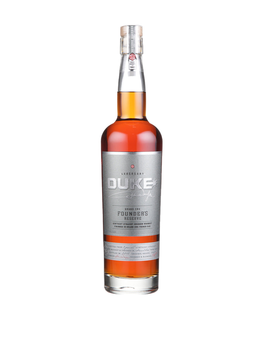 DUKE FOUNDERS GRAND CRU 110 BOURBON WHISKEY