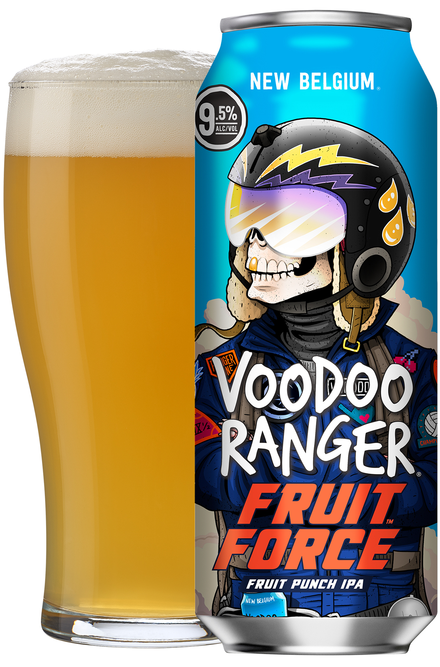 New Belgium India Pale Ale Voodoo Ranger Fruit Force Fruit Punch Ipa