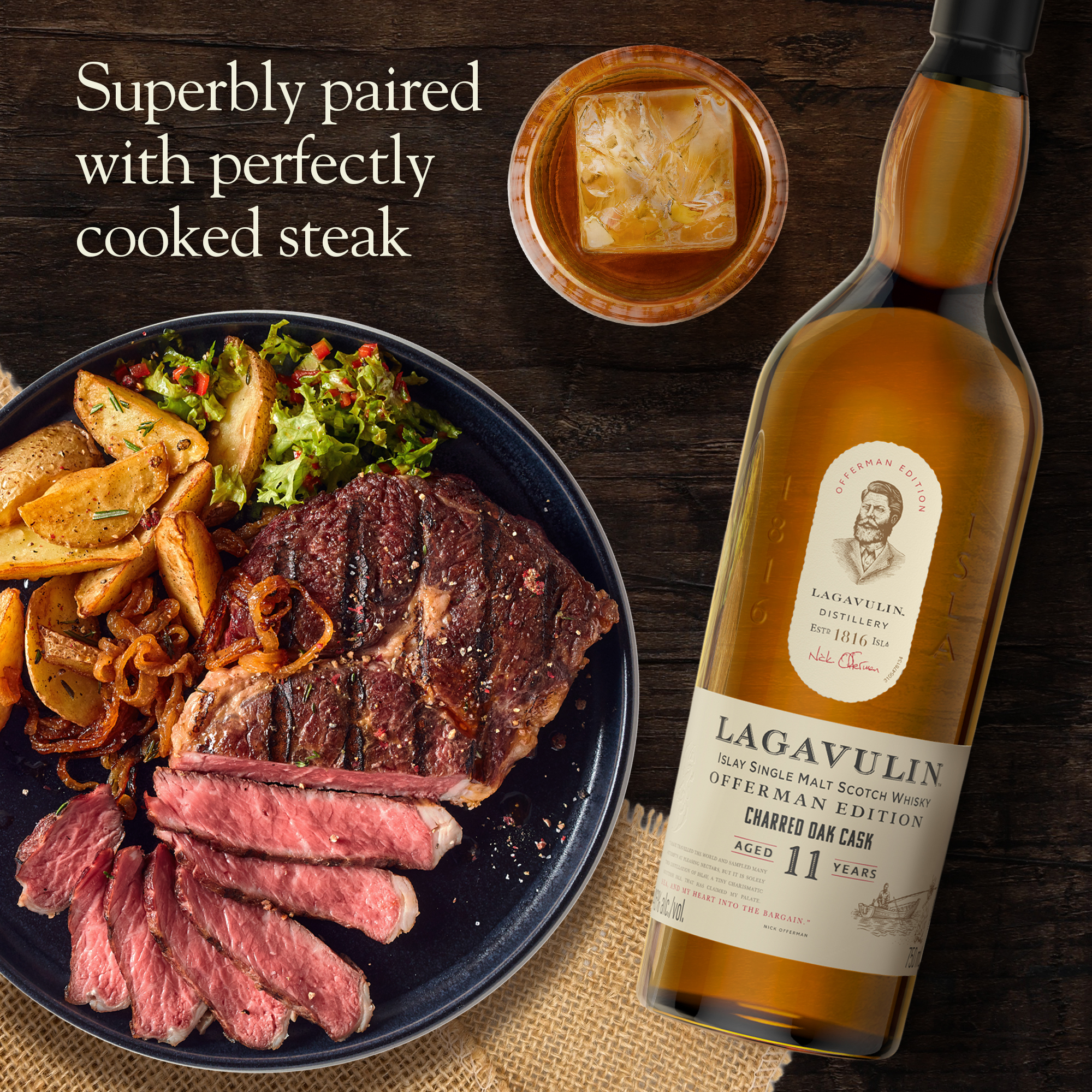 Lagavulin Offerman Edition 11年 限定品 Lagavulin Offerman Edition 11 Year Charred Oak Cask 750ml