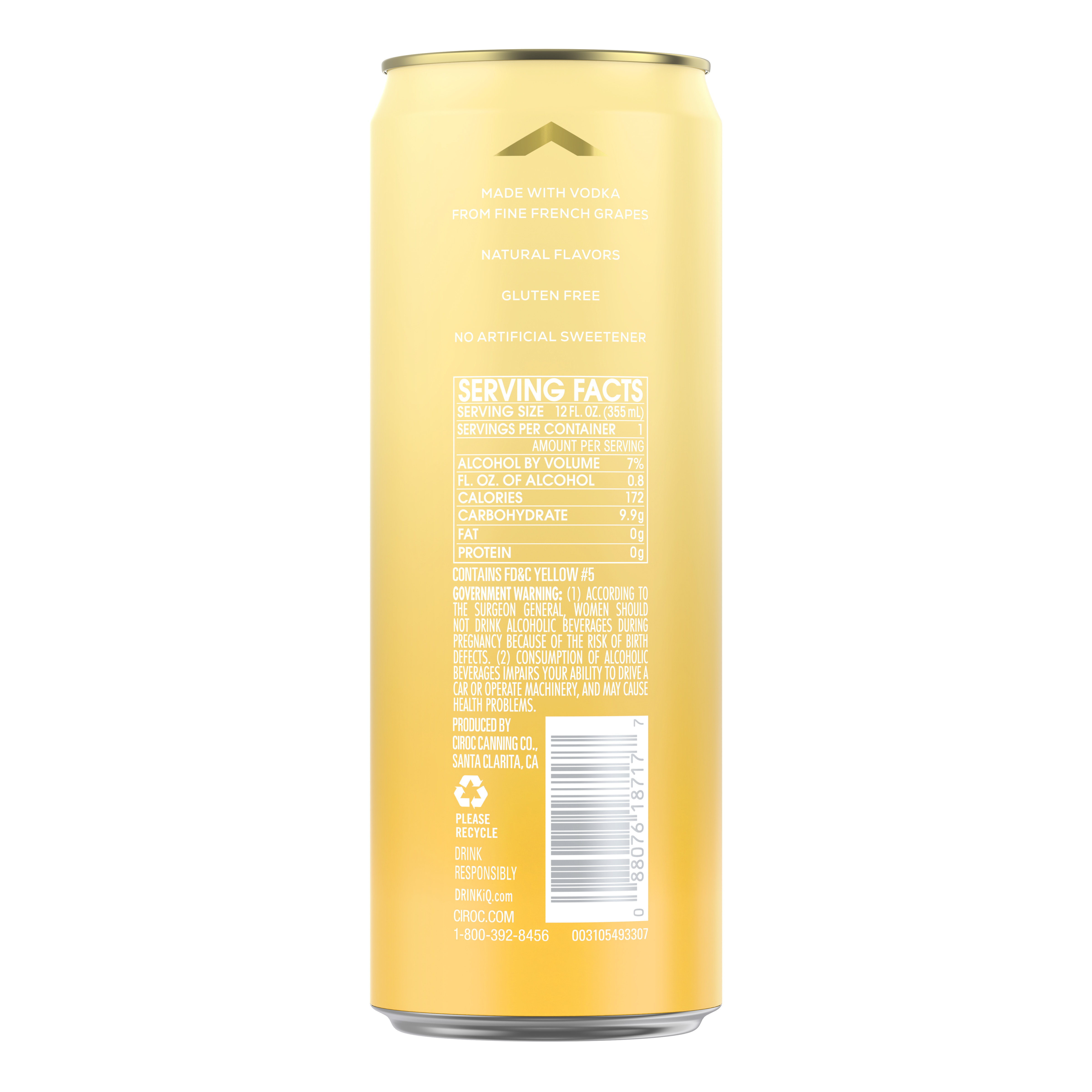 Ciroc Cocktails-other Vodka Spritz Pineapple Passion Pineapple