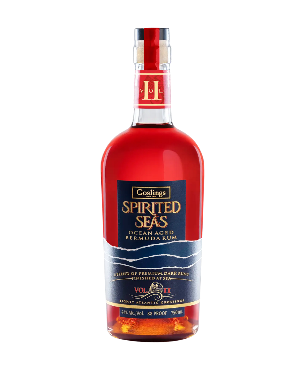 GOSLINGS SPIRITED SEAS OCEAN AGED RUM