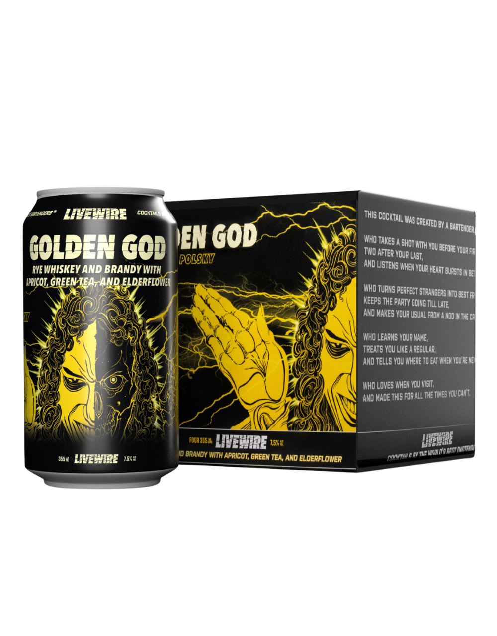 EOLIE ゴブレット 250ml ゴールド Livewire Golden God | ReserveBar