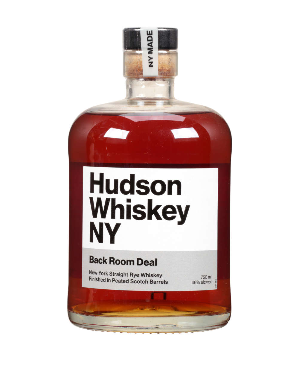 HUDSON BACK ROOM DEAL NEW YORK STRAIGHT RYE WHISKEY