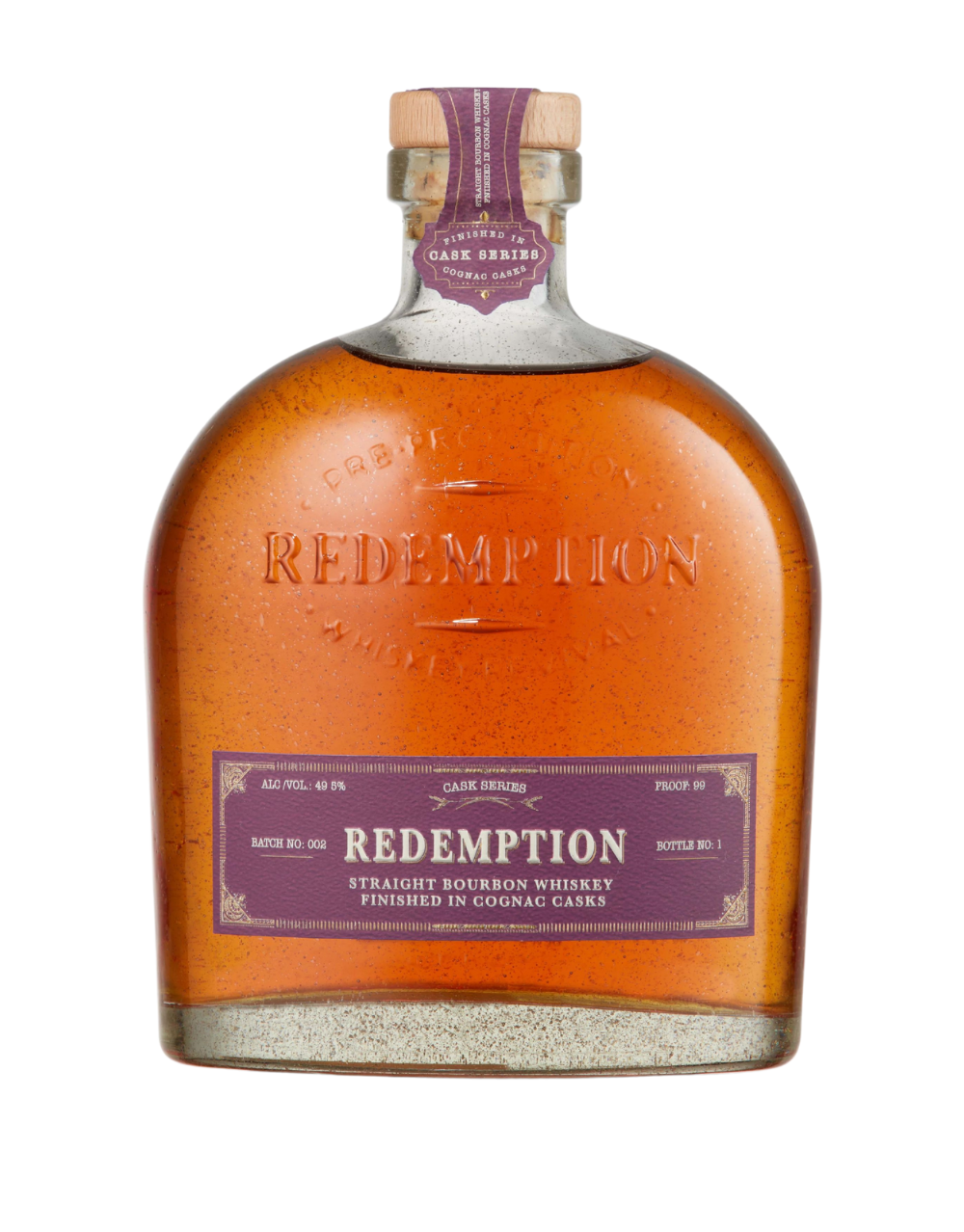 REDEMPTION COGNAC CASK FINISHED STRAIGHT BOURBON WHISKEY