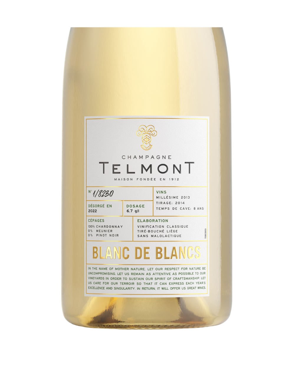 Telmont Champagne Blanc De Blancs 2013 | ReserveBar