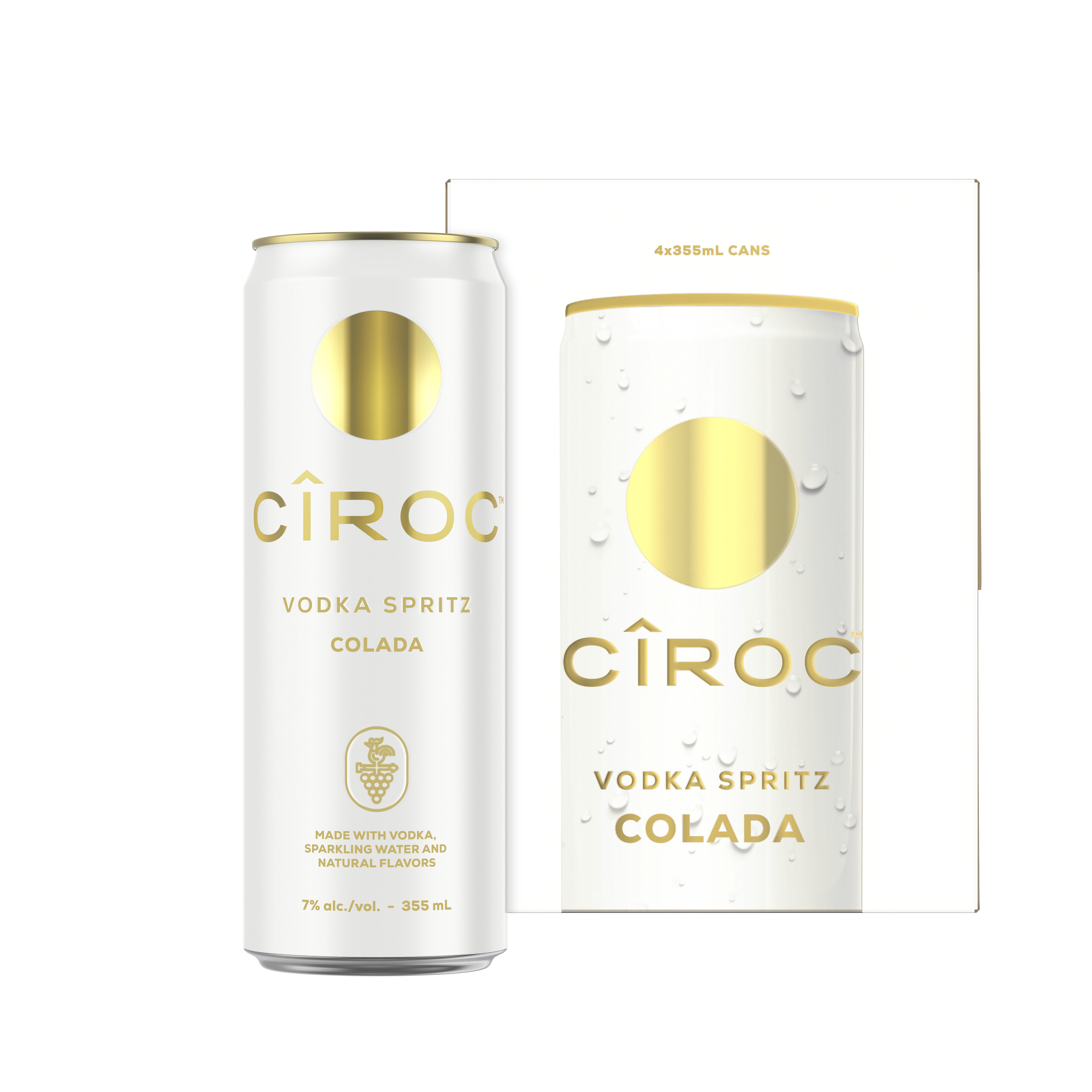 CIROC COCKTAILS-OTHER VODKA SPRITZ COLADA COCONUT
