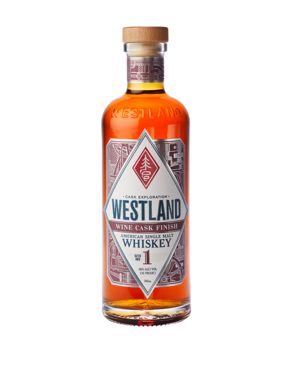 WESTLAND WINE CASK FINISH AMERICAN SINGLE MALT WHISKEY