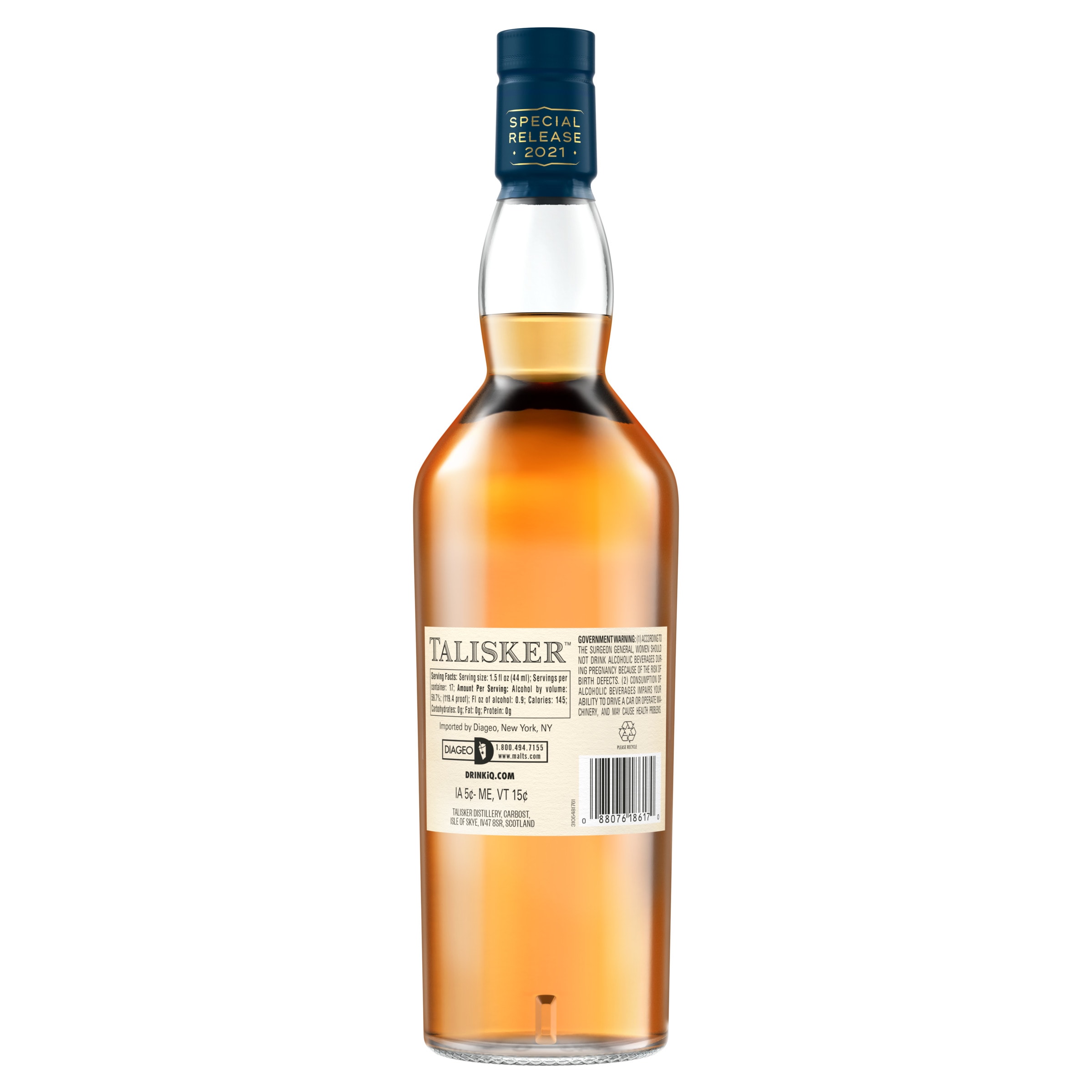 ウイスキー TALISKER 8 Years Old Single Malt Whisky Talisker Special Release 8 Year Old Single Malt Scotch