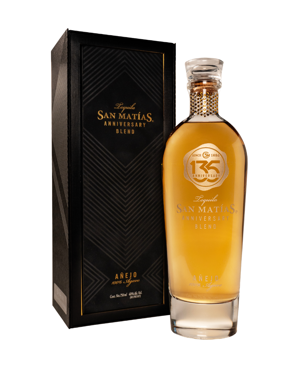 SAN MATIAS 135 YEAR ANNIVERSARY BLEND ANEJO TEQUILA