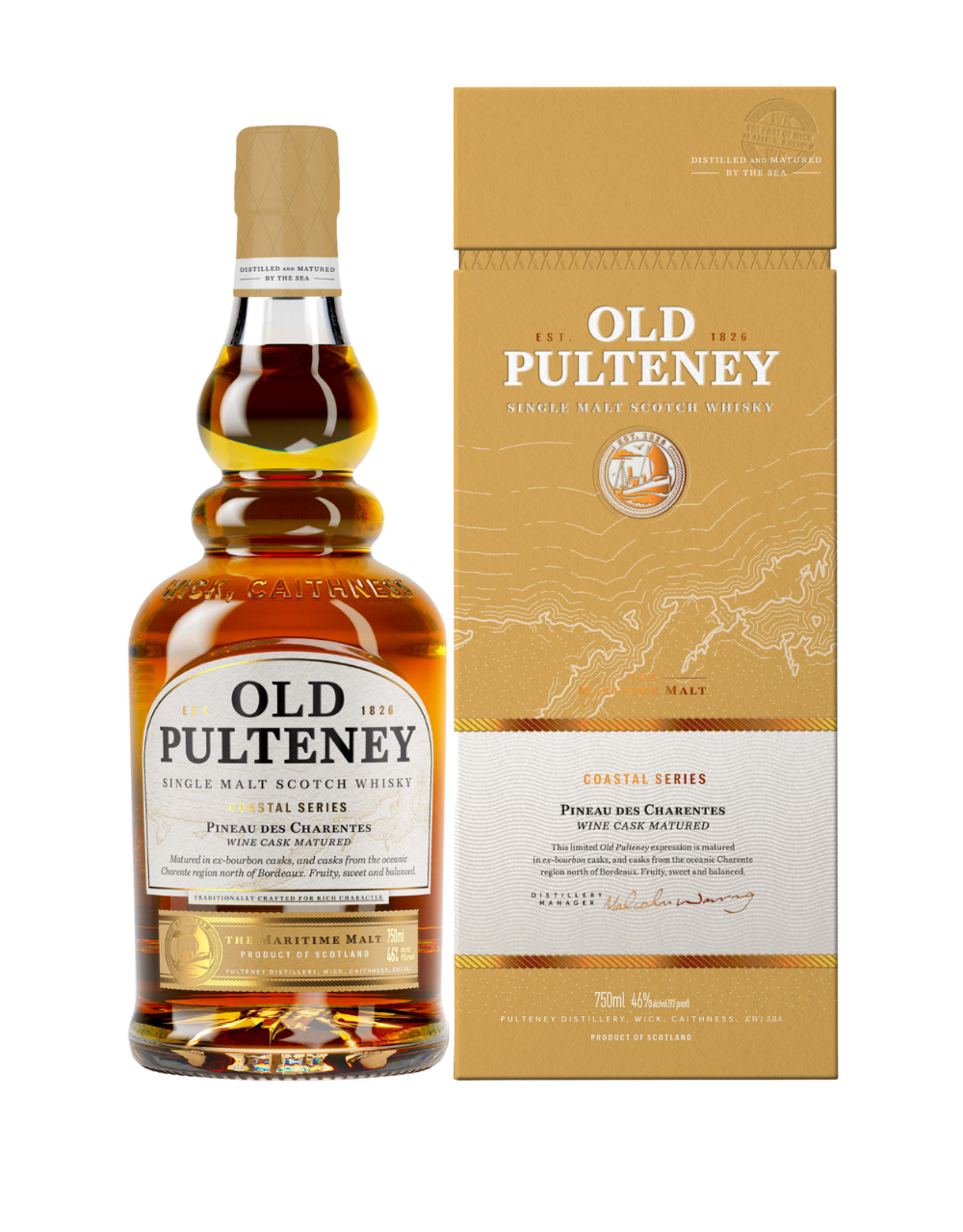Old Pulteney Pineau De Charentes Cask Single Malt Scotch Whisky