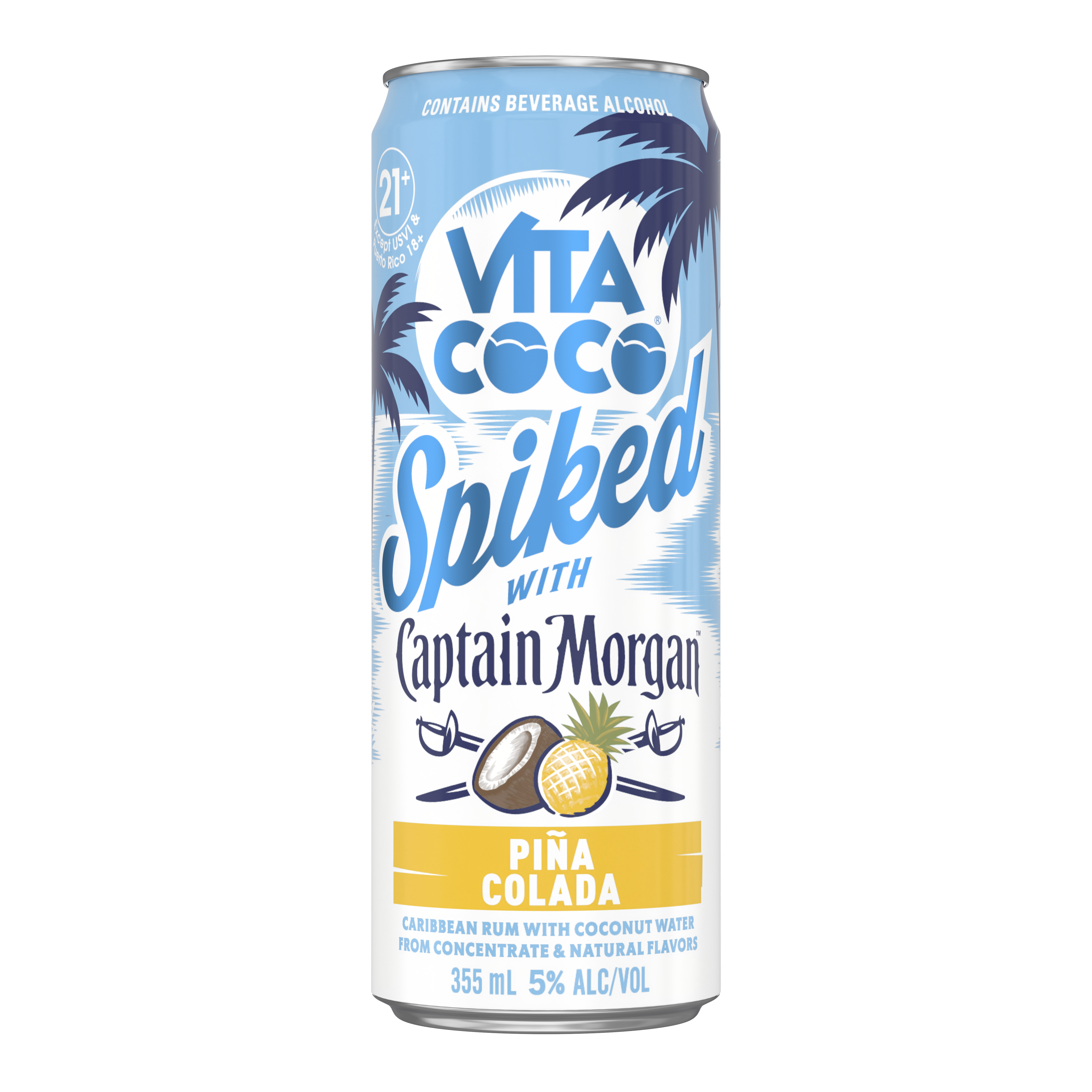 VITA COCO SPIKED WITH CAPTAIN MORGAN PIÑA COLADA