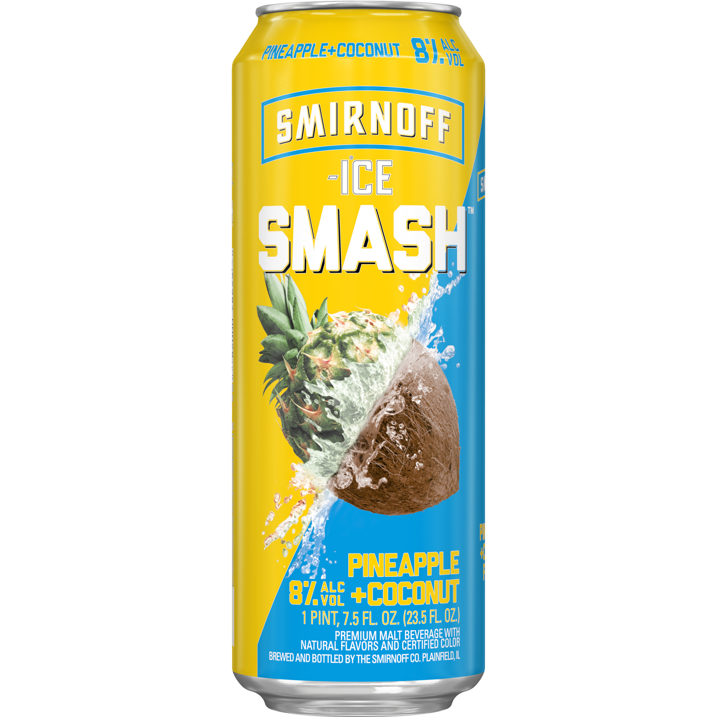 SMIRNOFF ICE MALT BEVERAGE-OTHER PINEAPPLE + COCONUT SMASH