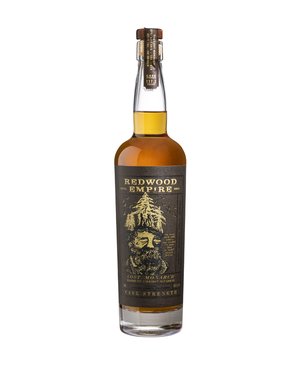 REDWOOD EMPIRE LOST MONARCH CASK STRENGTH WHISKEY BLEND