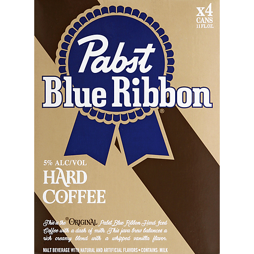 Pabst Blue Ribbon Flavored Malt Beverage Hard Coffee