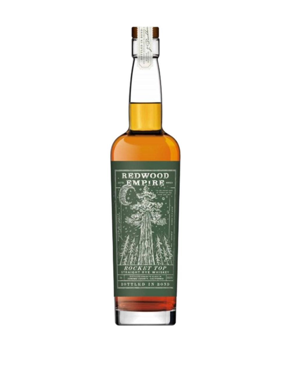 REDWOOD EMPIRE BOTTLED IN BOND ROCKET TOP RYE WHISKEY 004