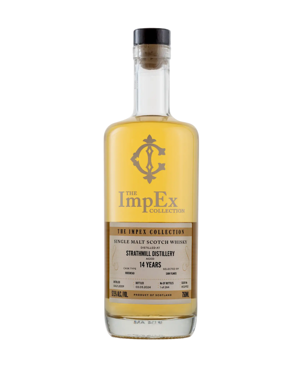 THE IMPEX COLLECTION 2009 14 YEAR OLD STRATHMILL SINGLE CASK #802952