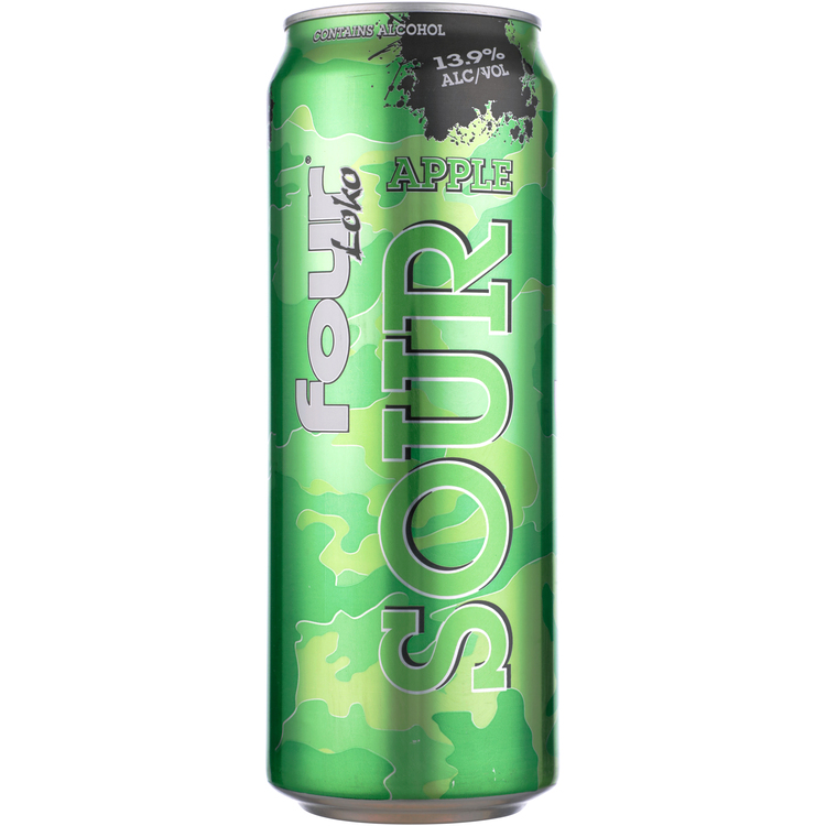 FOUR LOKO FLAVORED MALT BEVERAGE SOUR APPLE
