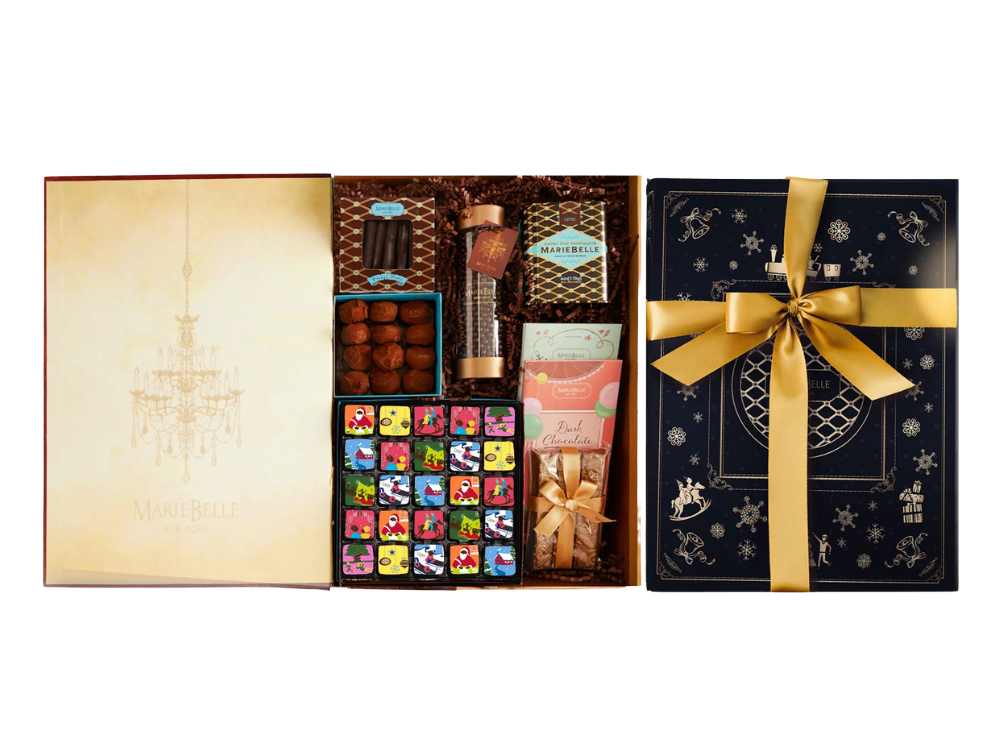 Mariebelle Holiday Petit Palais Royal Book Chocolate Gift Set