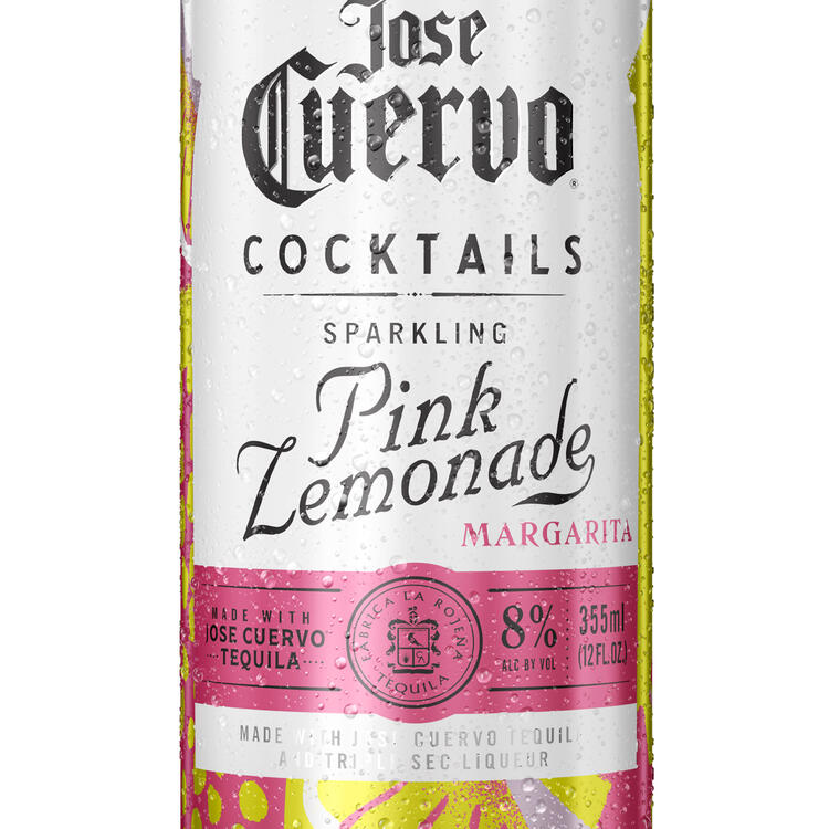 Jose Cuervo Margarita Sparkling Pink Lemonade Margarita Lemon