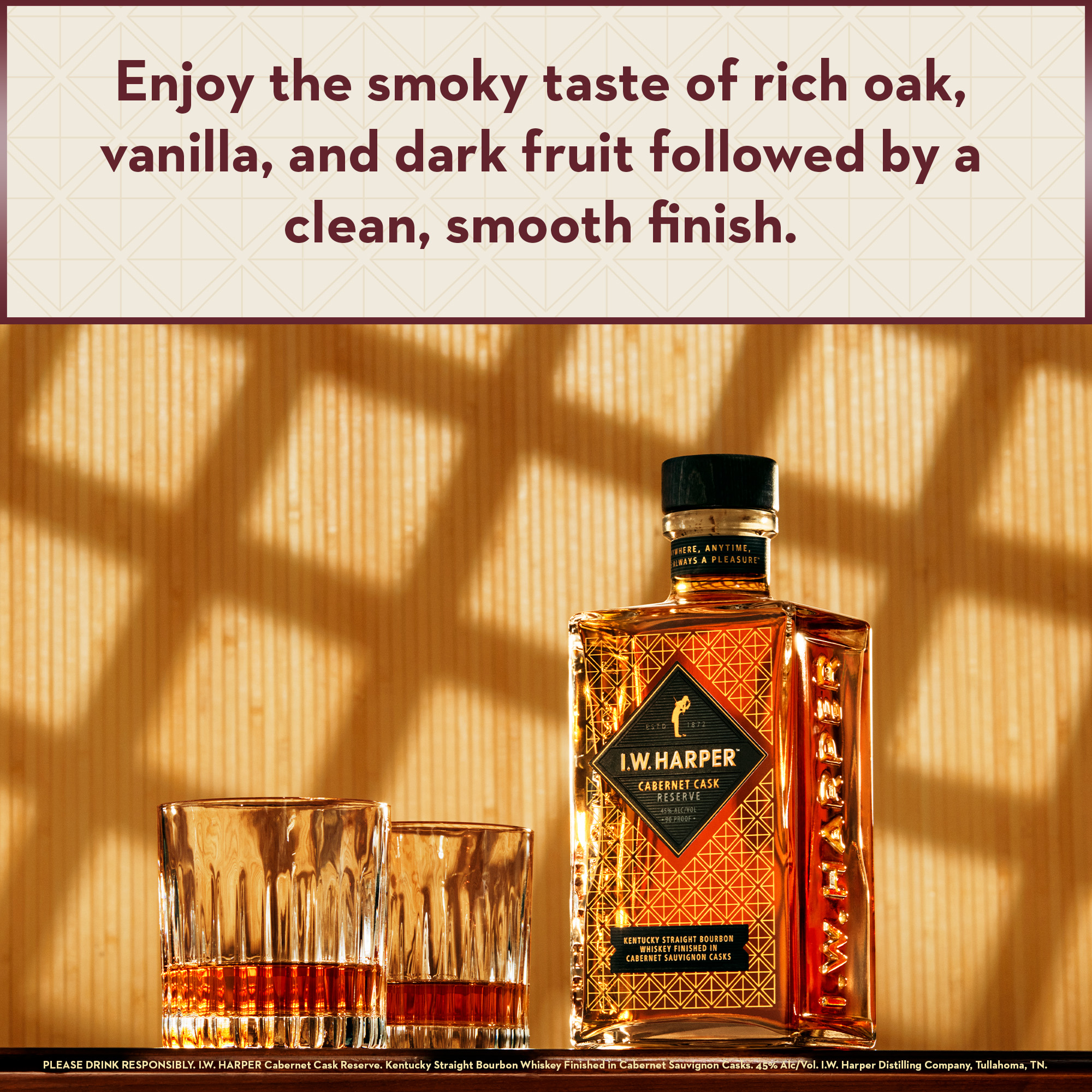 I.w. Harper Cabernet Cask Reserve Bourbon Whiskey | ReserveBar