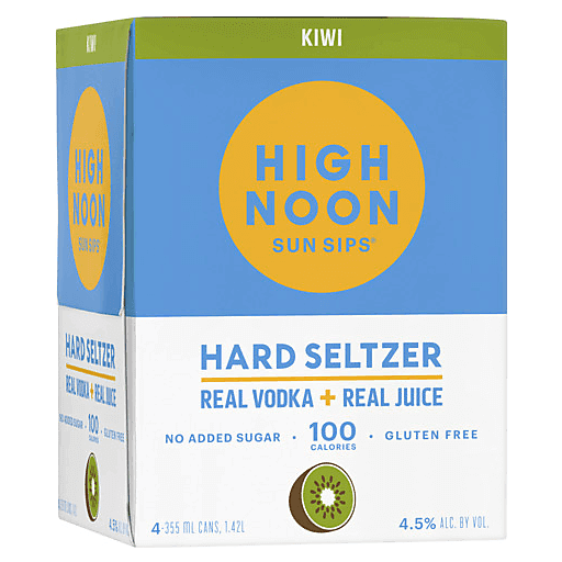 HIGH NOON COCKTAILS-OTHER VODKA & SODA SUN SIPS KIWI