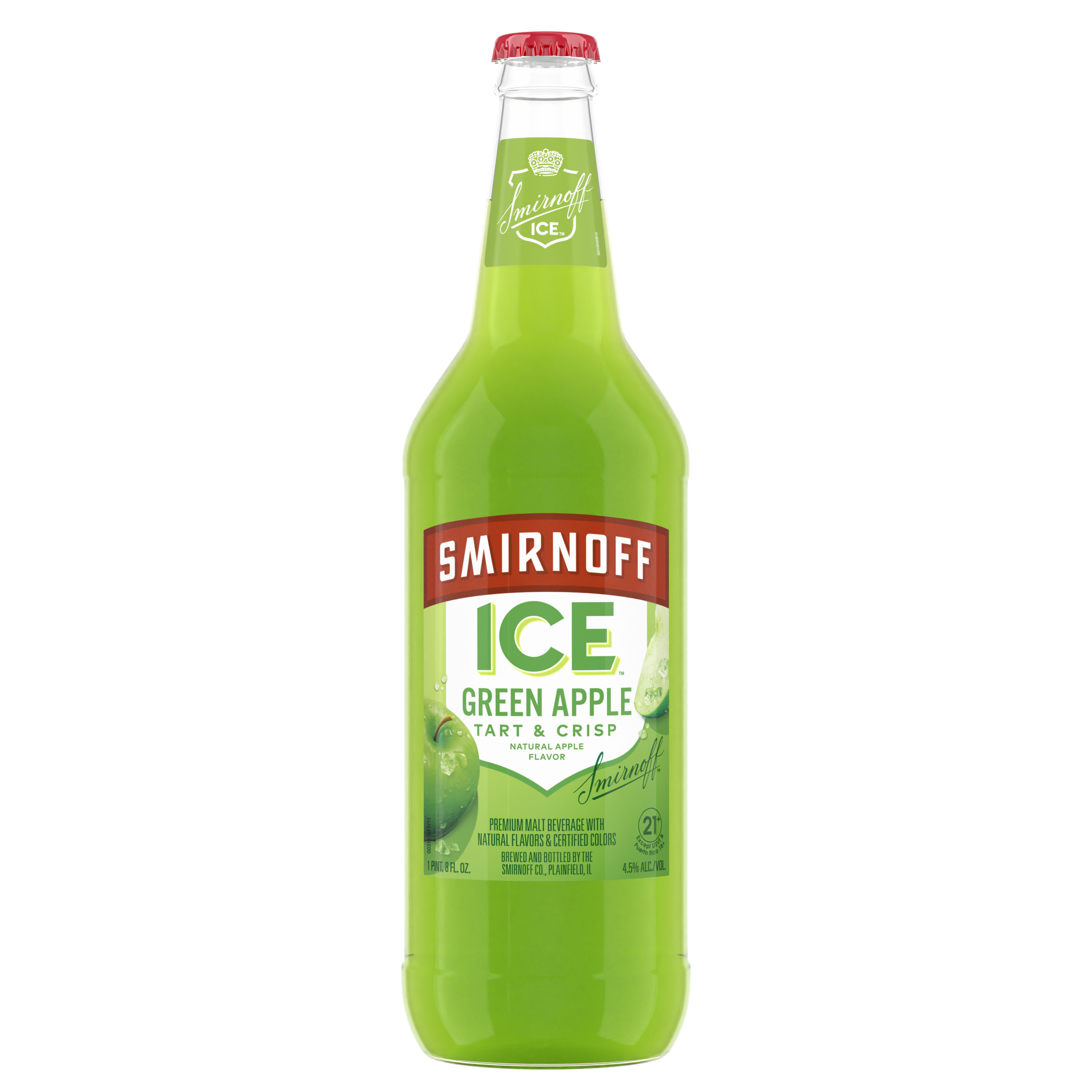 Smirnoff Ice Flavored Malt Beverage Green Apple