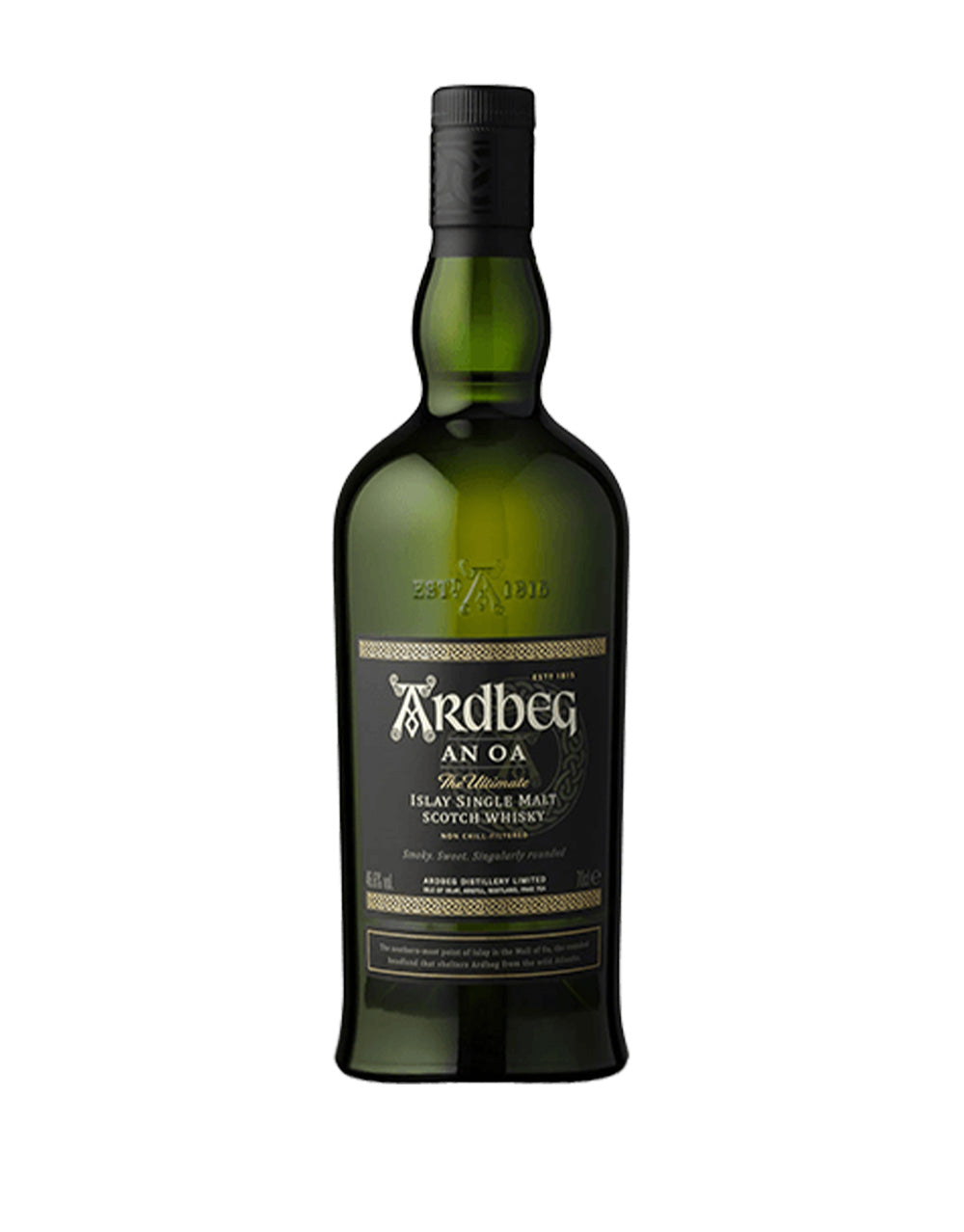 ARDBEG AN OA SINGLE MALT SCOTCH WHISKY