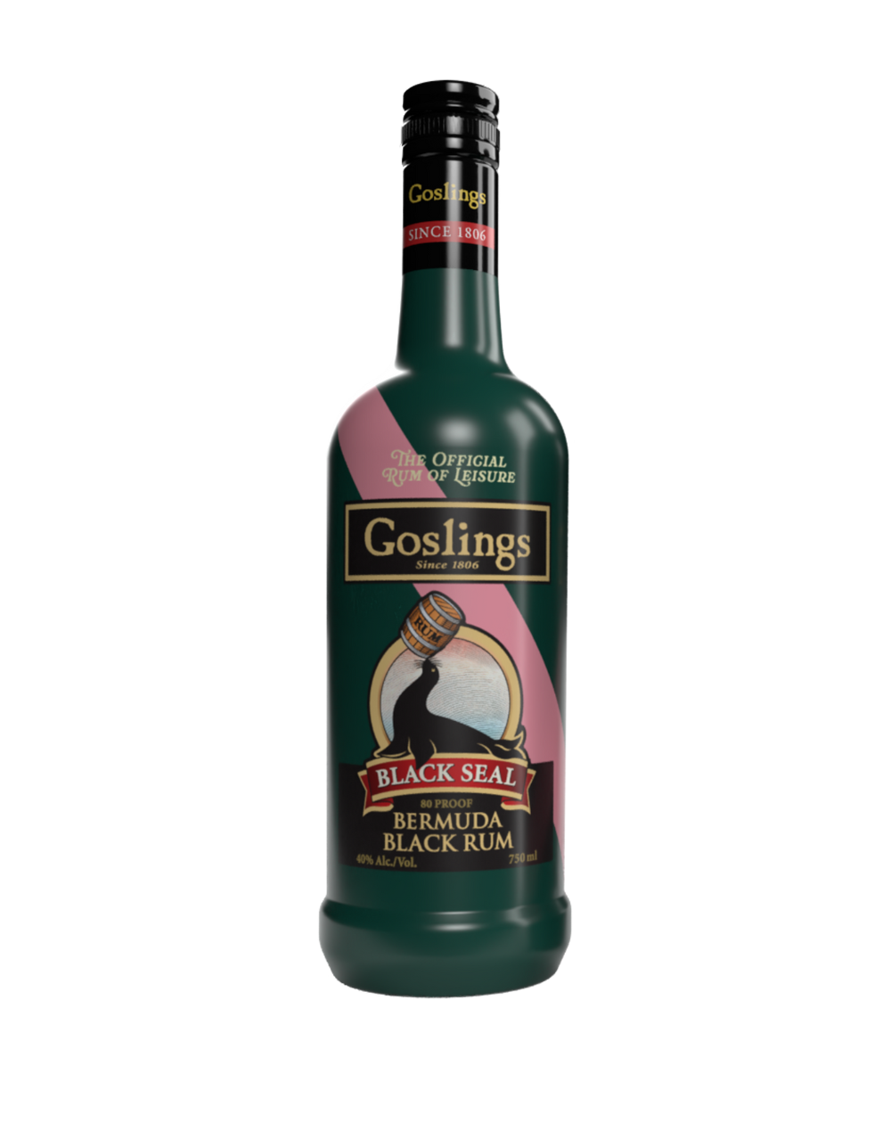 GOSLINGS BLACK SEAL RUM LEISURE BOTTLE