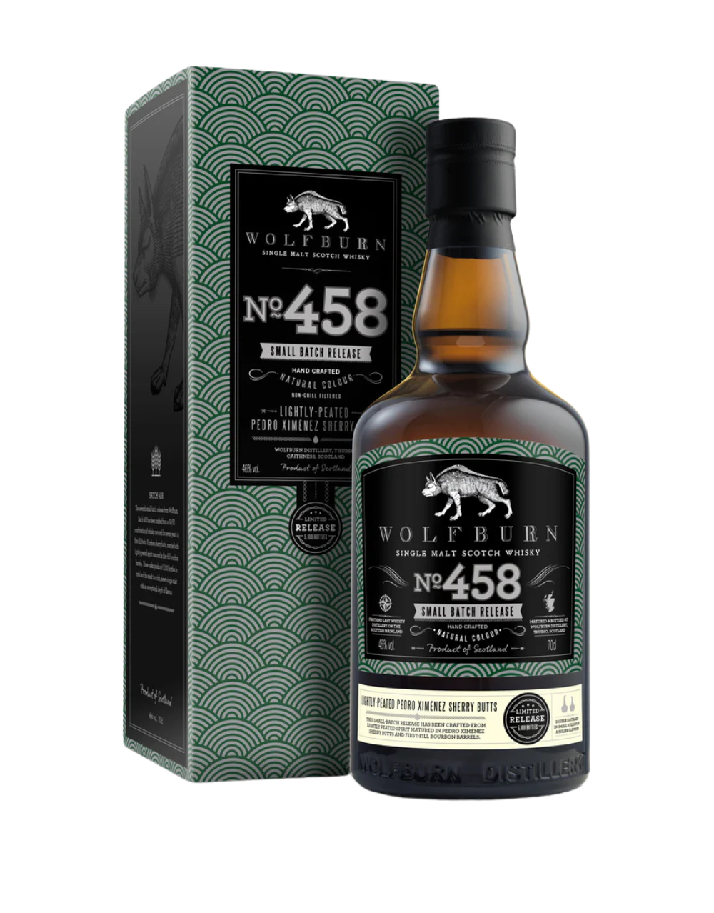 WOLFBURN SMALL BATCH NO. 458 SCOTCH WHISKY