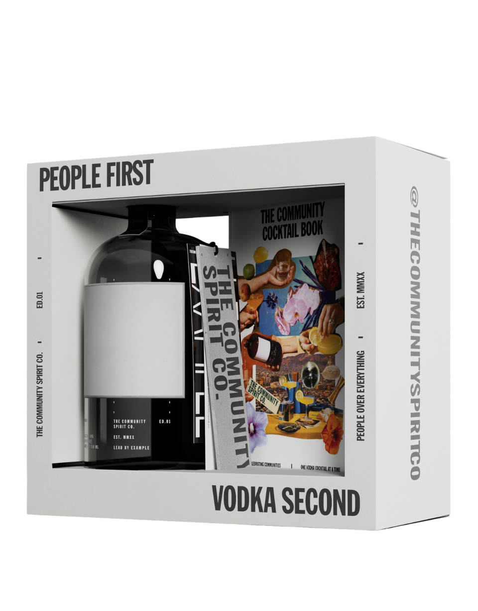 THE COMMUNITY SPIRIT VODKA + COCKTAIL BOOK