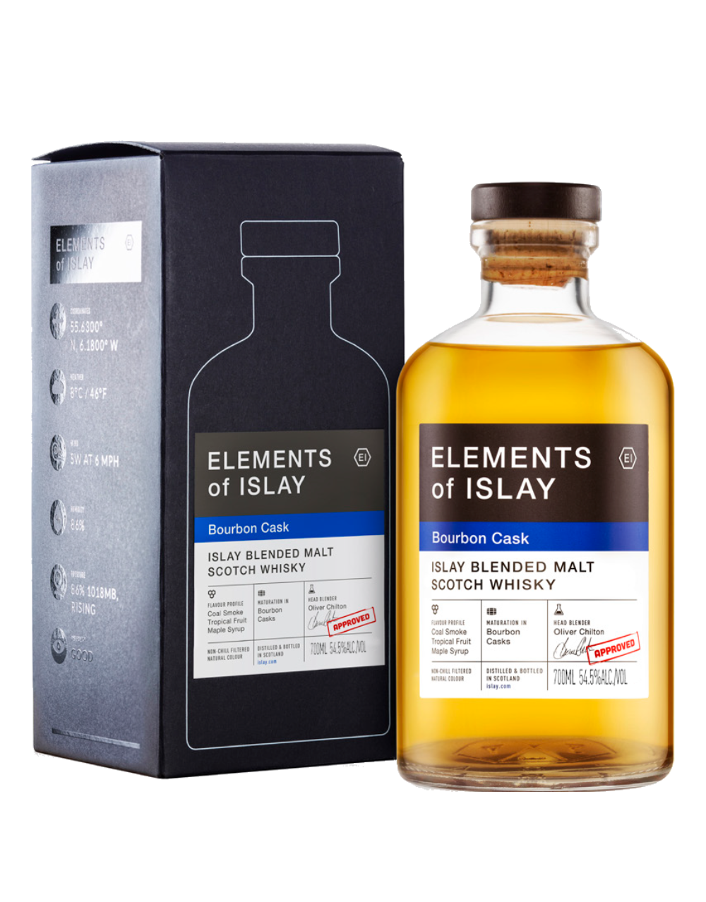 ELEMENTS OF ISLAY BOURBON CASK SCOTCH WHISKY