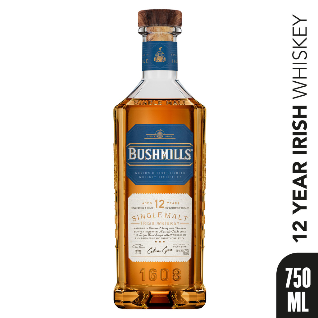 ウイスキー BUSHMILLS 1608 12 Years Old 1L Bushmills® 12 Year Old Single Malt Whiskey | ReserveBar