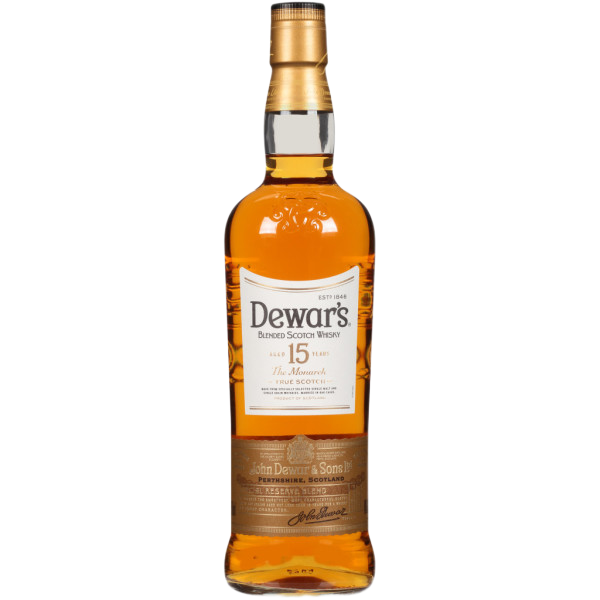 DEWAR'S 15 YEAR OLD BLENDED SCOTCH WHISKY PERSONALIZED