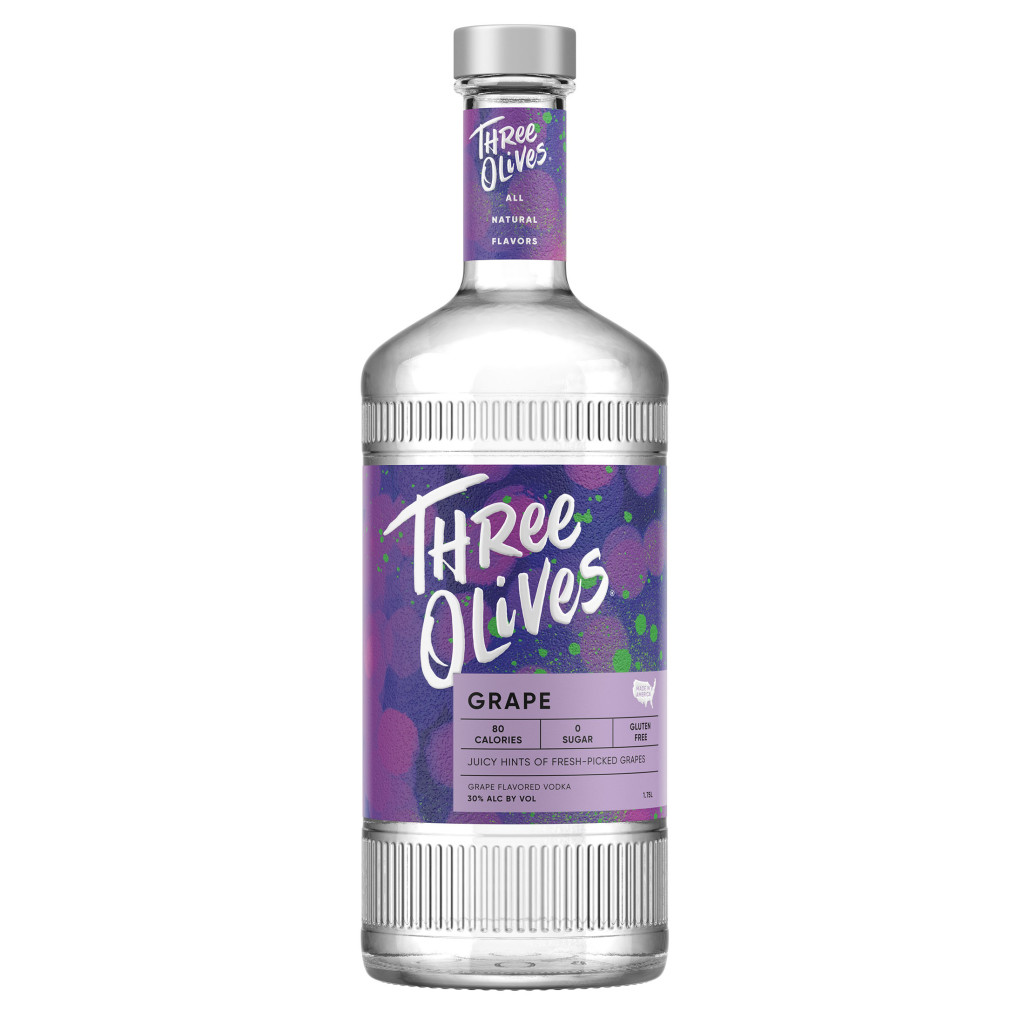 THREE OLIVES® GRAPE VODKA