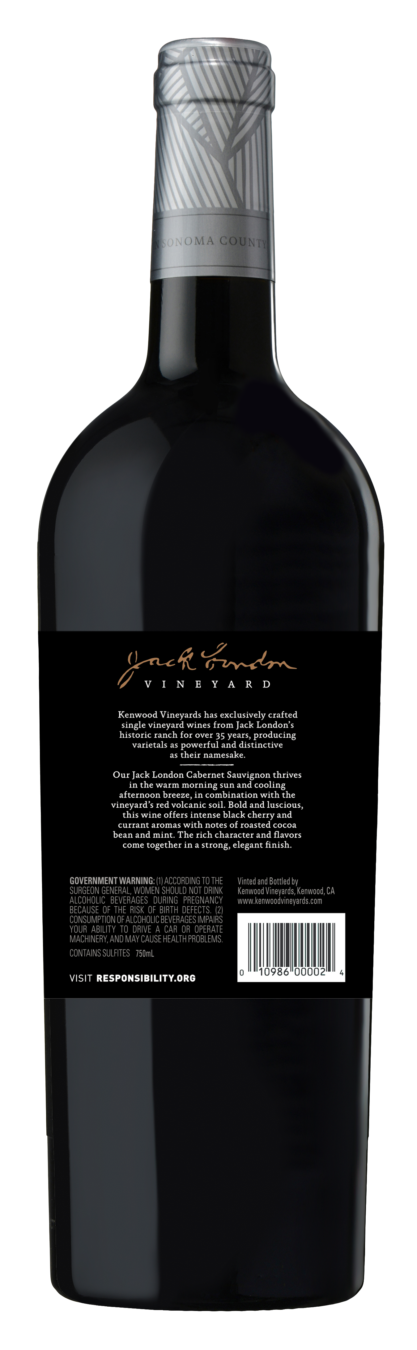 Sonoma Valley Jack London Wine Jack London Wild Ferment Cabernet