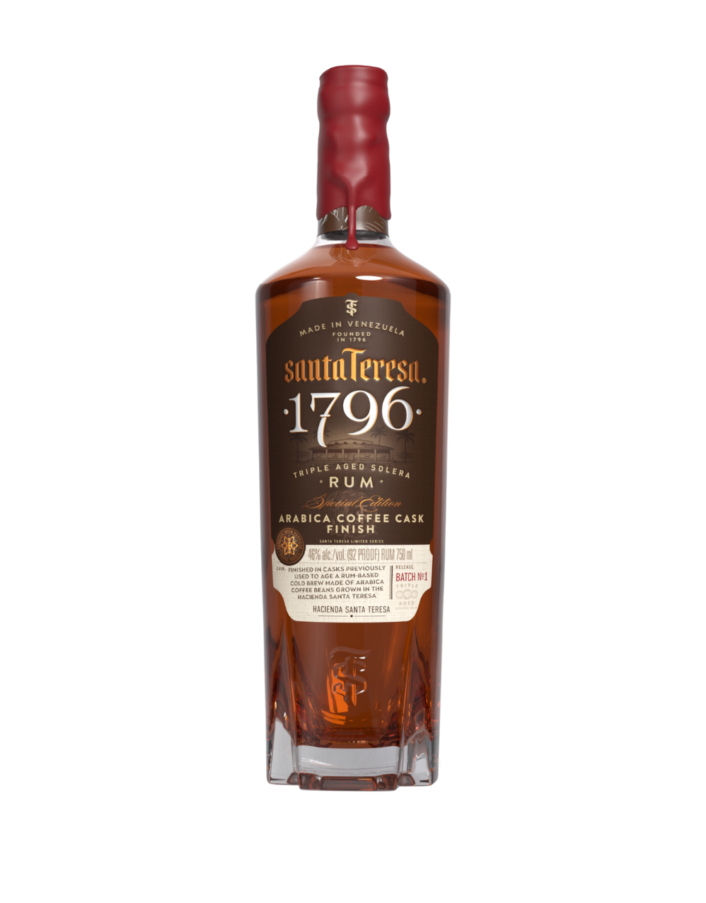 SANTA TERESA® 1796 RUM ARABICA COFFEE CASK FINISH RUM