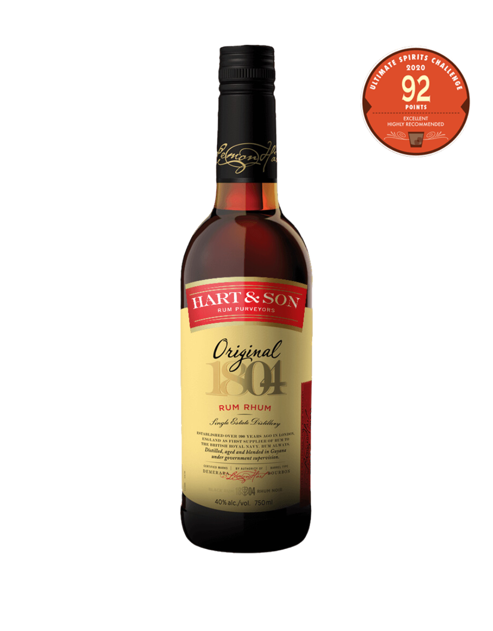 LEMON HART ORIGINAL 1804 RUM