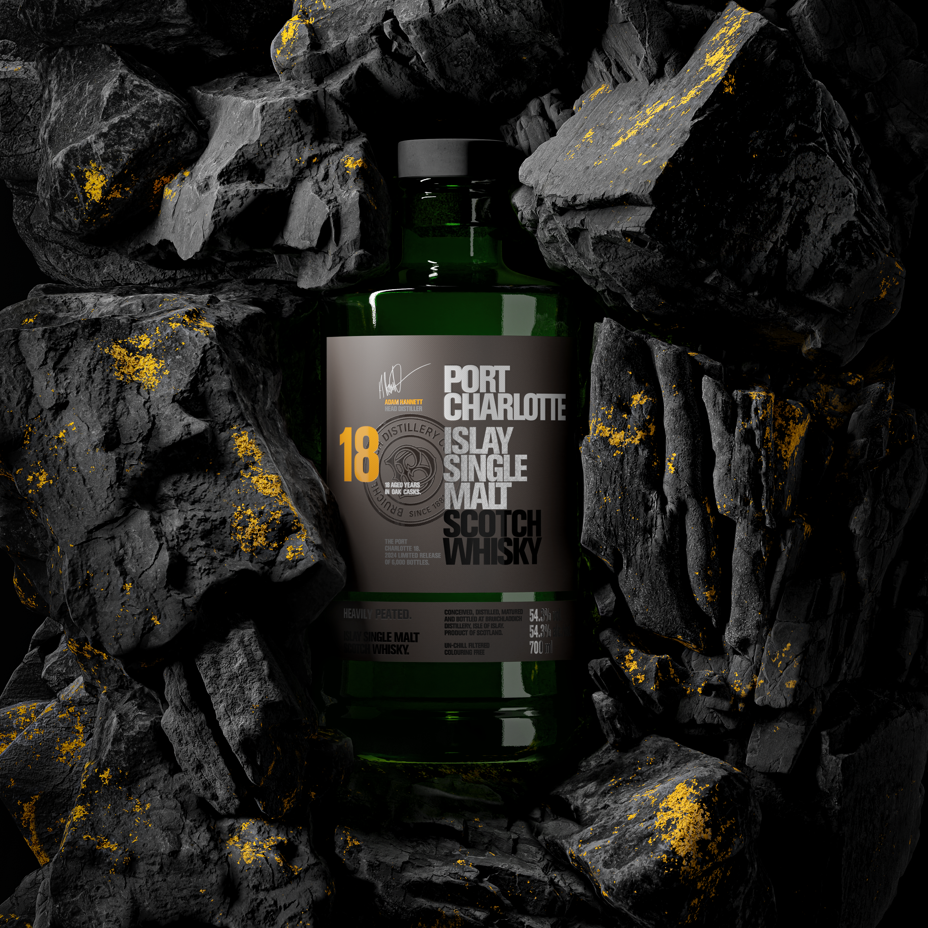 Bruichladdich Port Charlotte 18 Year Old Single Malt Scotch Whisky