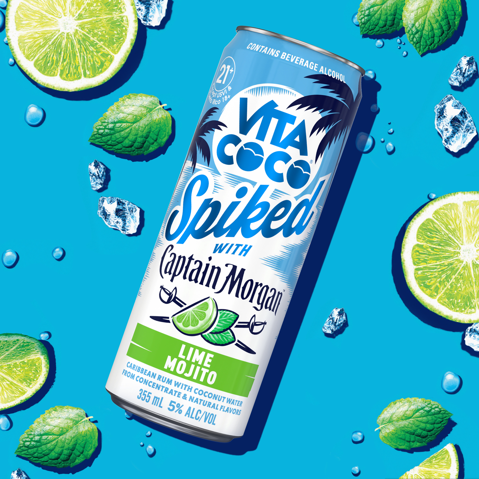 Vita Coco Spiked With Captain Morgan Lime Mojito | ReserveBar