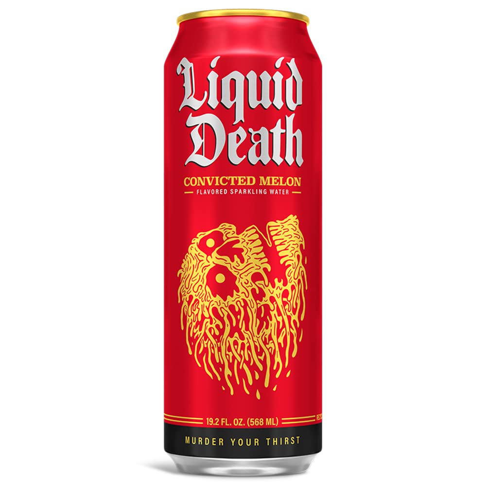 Liquid Death Sparkling Water, Convicted Melon | ReserveBar
