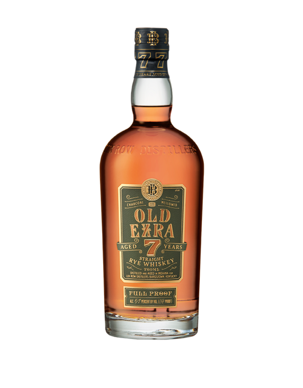 OLD EZRA BROOKS 7 YEAR OLD STRAIGHT RYE WHISKEY