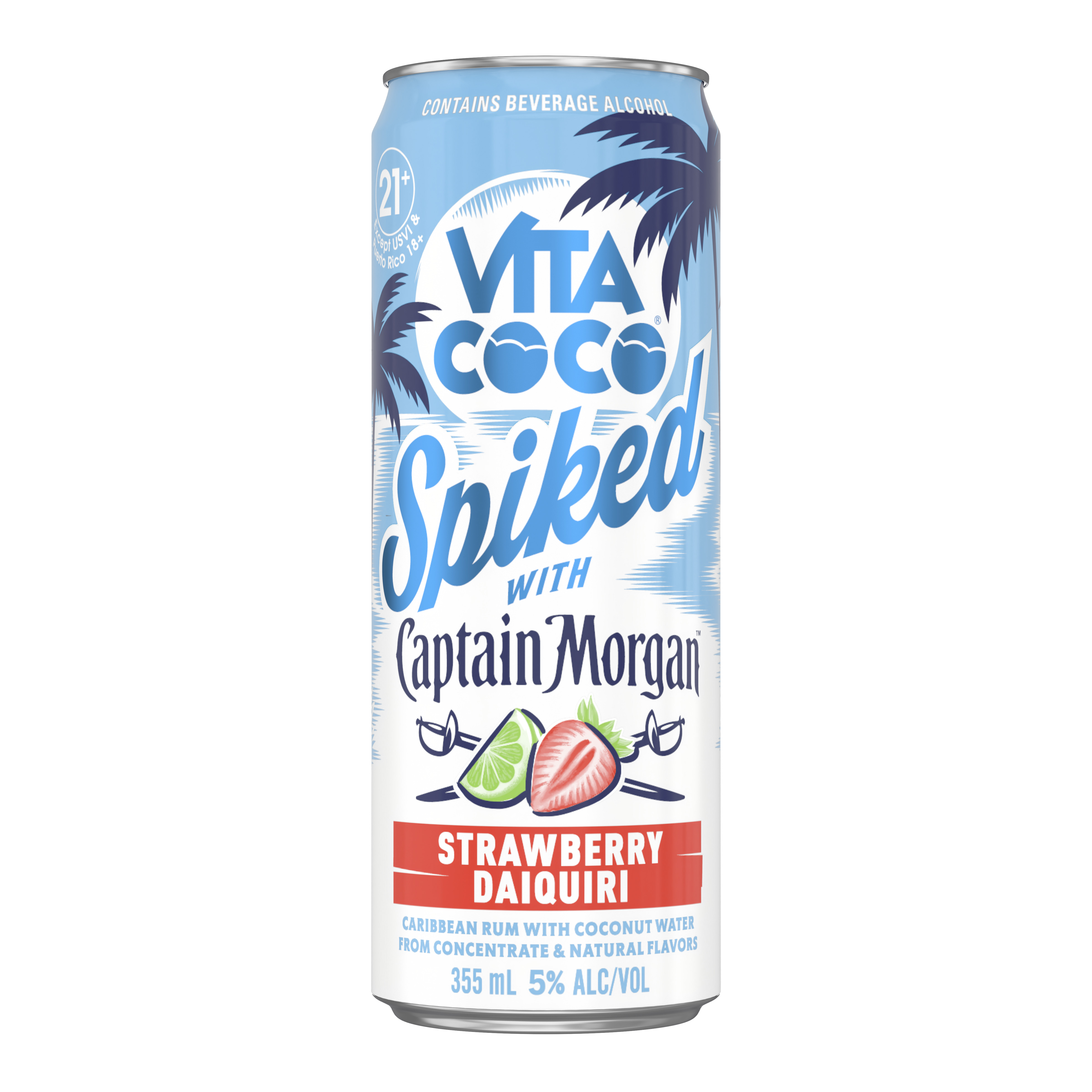 VITA COCO SPIKED WITH CAPTAIN MORGAN STRAWBERRY DAIQUIRI