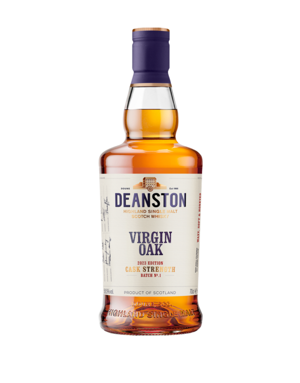 DEANSTON VIRGIN OAK CASK STRENGTH SCOTCH WHISKY: 2023 EDITION