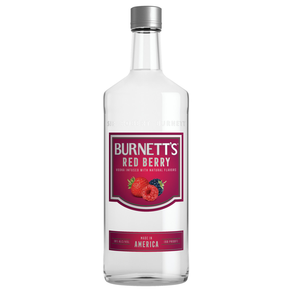 BURNETT'S RED BERRY FLAVORED VODKA