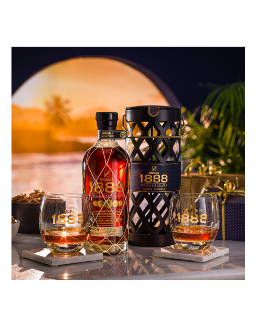 Brugal 1888 Double Aged Rum Lantern | ReserveBar