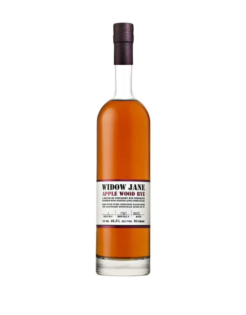 WIDOW JANE RYE OAK & APPLEWOOD AGED