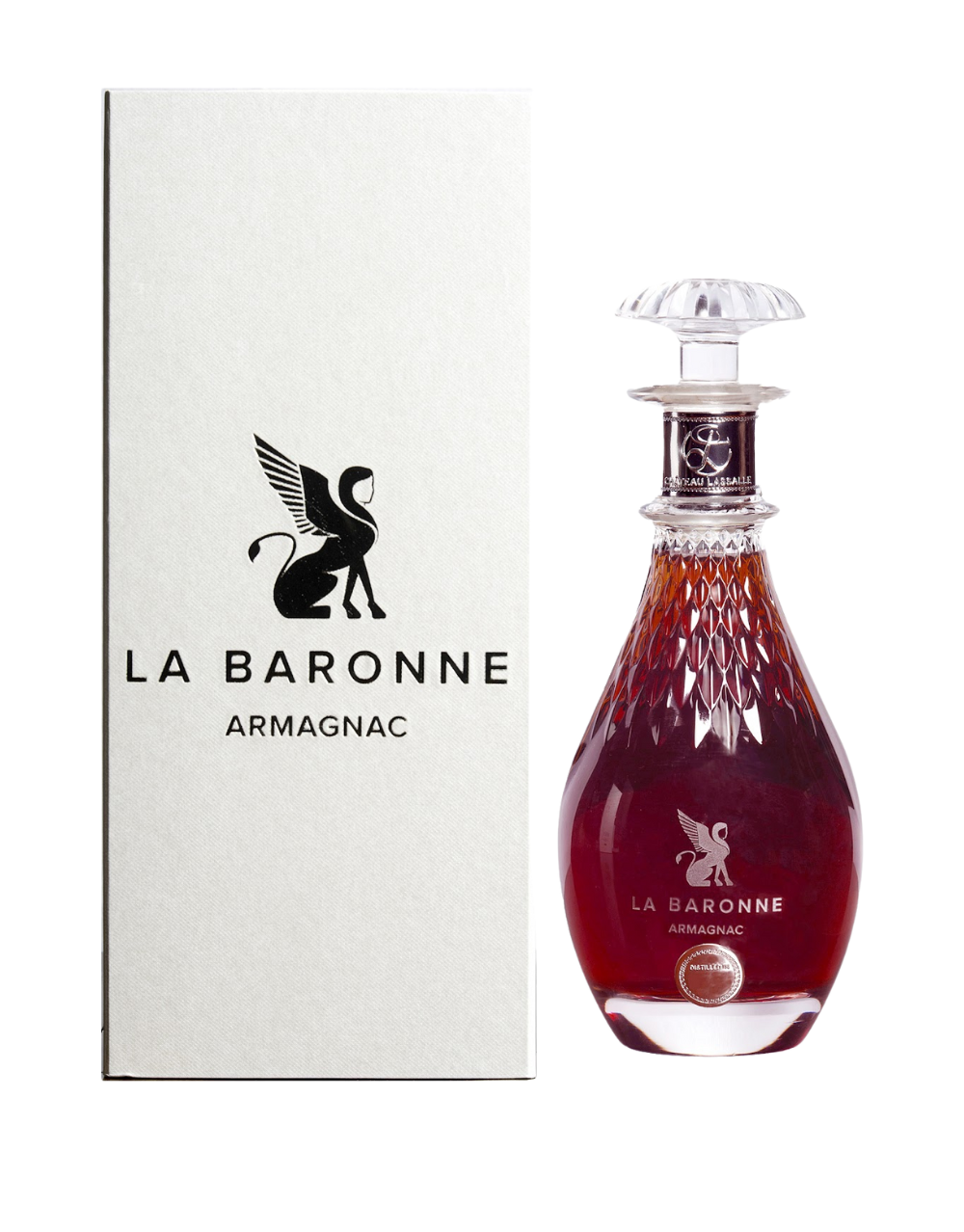 BAS ARMAGNAC LA BARONNE 1952 CRISTAL BRANDY