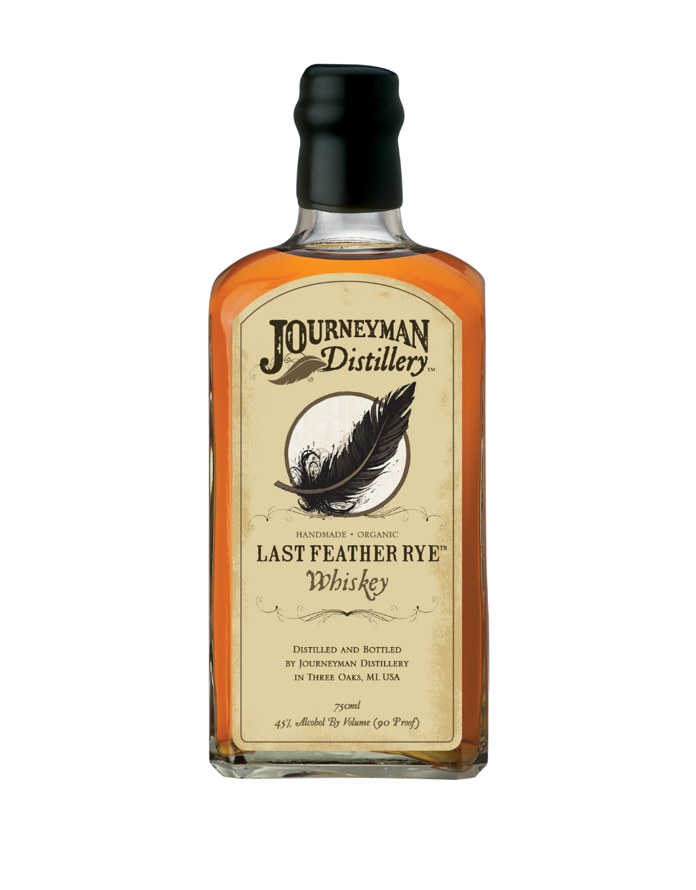 JOURNEYMAN DISTILLERY LAST FEATHER RYE WHISKEY