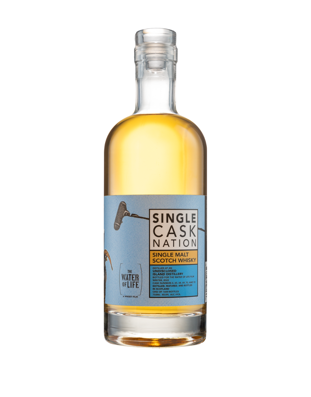 SINGLE CASK NATION WOLF (WATER OF LIFE FILM) UNDISCLOSED ISLAND TAKE 2 WHISKY
