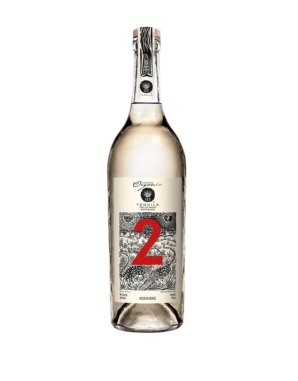 123 ORGANIC TEQUILA REPOSADO (DOS)
